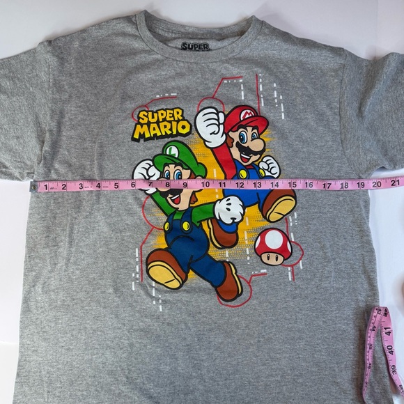 Super Mario & Luigi Graphic Tee – Hybrid Apparel – Size XL - Picture 3 of 6